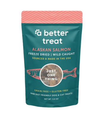 A Better Treat – Freeze-Dried Wild Salmon Dog Treats, Single Ingredient, Gluten & Grain Free