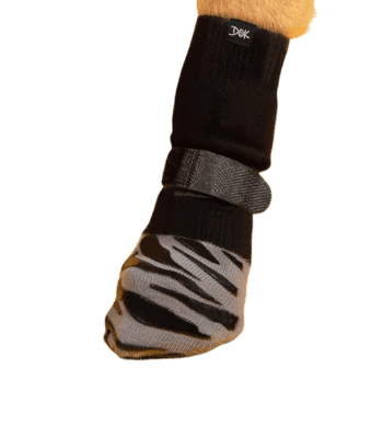DOK TigerToes Non-Slip Dog Socks – Thick Grip, Paw Protection, Anti-LickSlip 